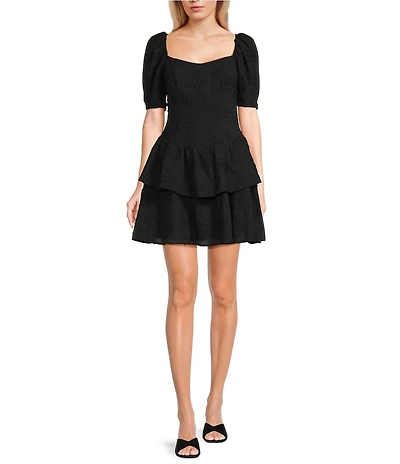 GB Eyelet Mini Dress