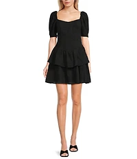 GB Eyelet Mini Dress