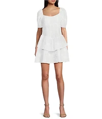 GB Eyelet Mini Dress