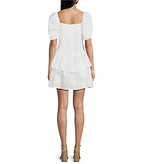 GB Eyelet Mini Dress