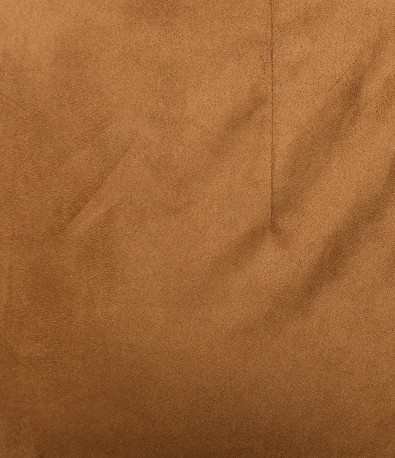 GB Faux Suede Coordinating Mini Skirt