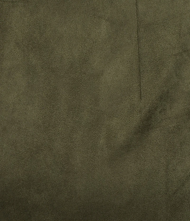 GB Faux Suede Coordinating Mini Skirt