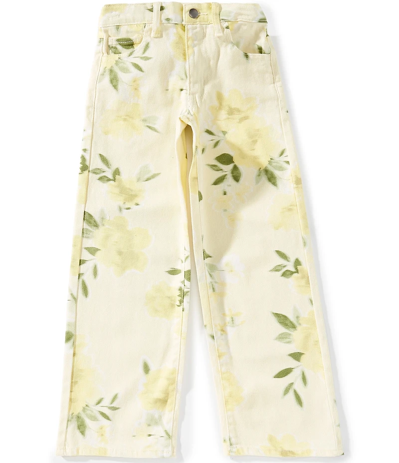 GB Big Girls Floral Denim Pants
