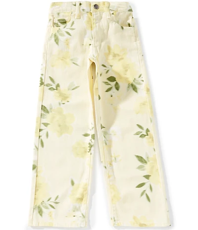 GB Big Girls Floral Denim Pants