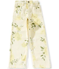 GB Big Girls Floral Denim Pants