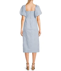 GB Floral Eyelet Midi Dress