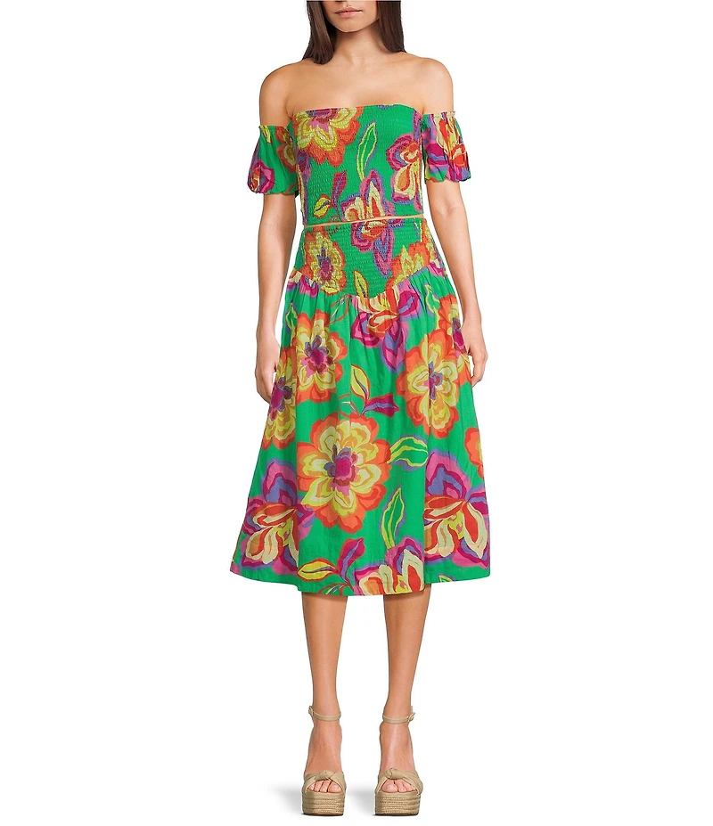 GB Floral Maxi Coordinating Skirt