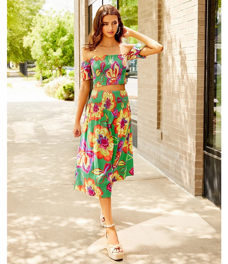 GB Floral Maxi Coordinating Skirt
