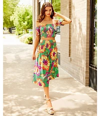 GB Floral Maxi Coordinating Skirt