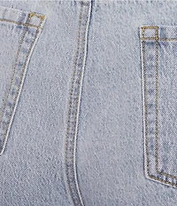 GB Frayed Hem Cropped Barrel Jeans