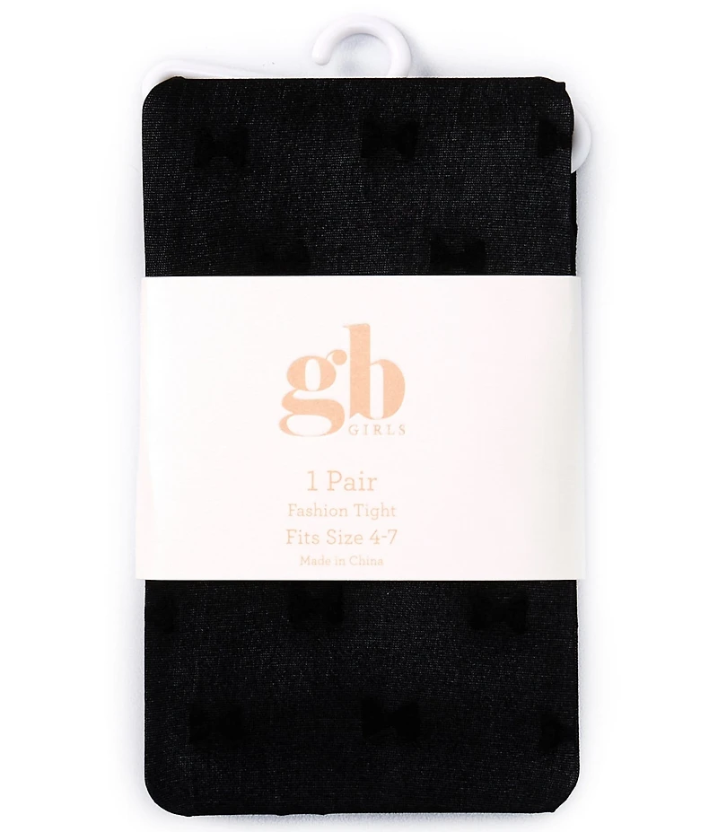 GB Girls 4-16 Bow Sheer Tights