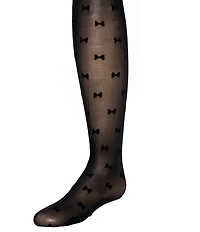 GB Girls 4-16 Bow Sheer Tights