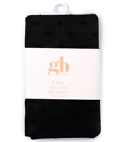 GB Little/Big Girls 4-16 Polka Dot Sheer Tights