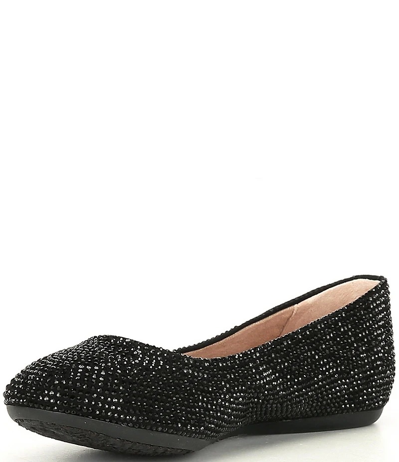 GB Girls' Addie Rhinestone Family Matching Ballet Flats (Youth)