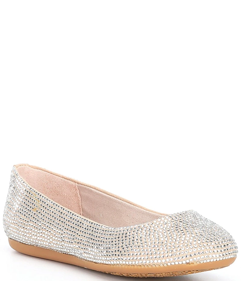 GB Girls' Addie Rhinestone Family Matching Ballet Flats (Youth)