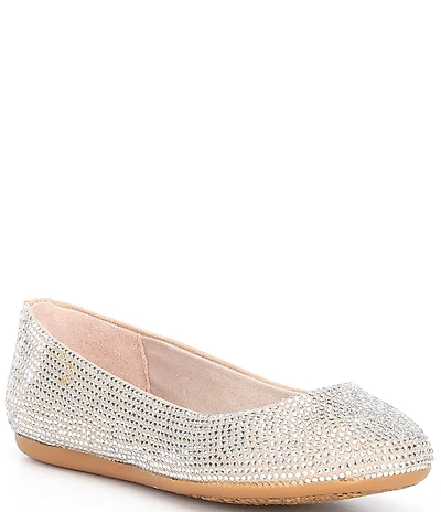 GB Girls' Addie Rhinestone Family Matching Ballet Flats (Youth)