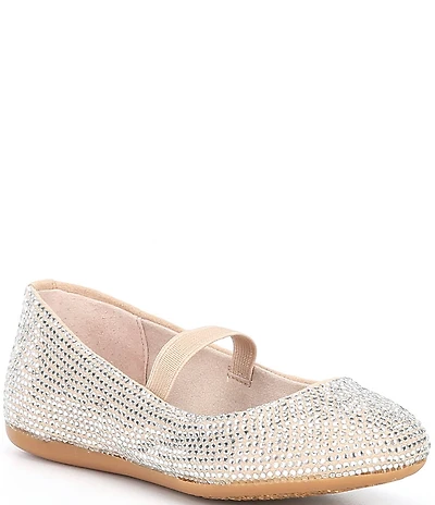 GB Girls' Addie Rhinestone Family Matching Strap Ballet Flats (Toddler)