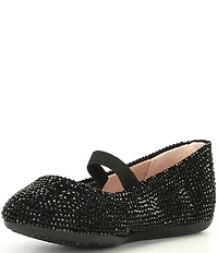 GB Girls' Addie Rhinestone Family Matching Strap Ballet Flats (Toddler)