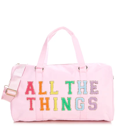 GB Girls All The Things Letter Weekender Bag