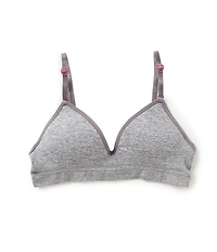 GB Big Girls Knit Seamless Heart Strap Adjuster Hybrid Bra