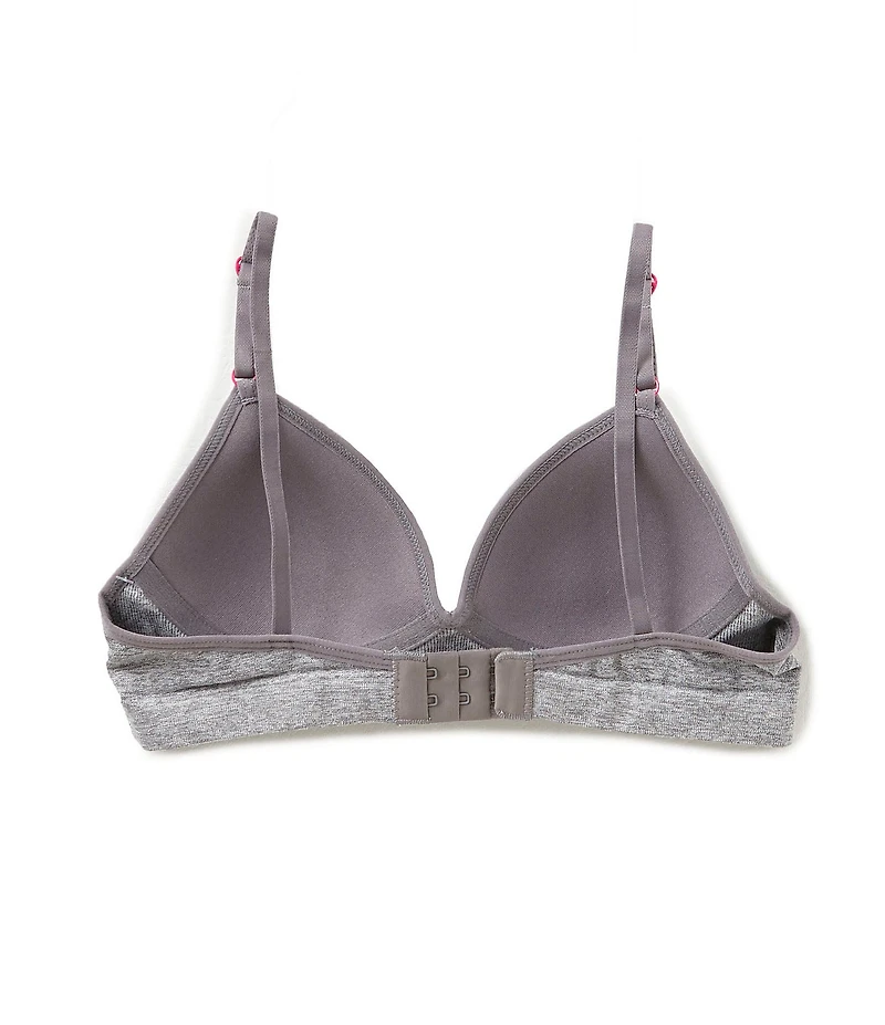 GB Big Girls Knit Seamless Heart Strap Adjuster Hybrid Bra