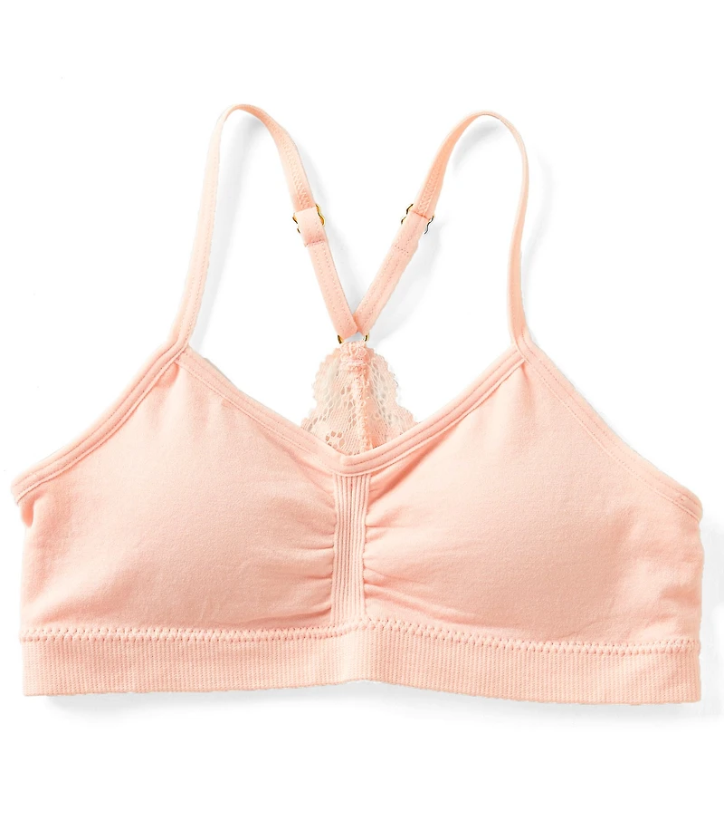 GB Girls Big Girls Seamless Lace-Racerback Bra