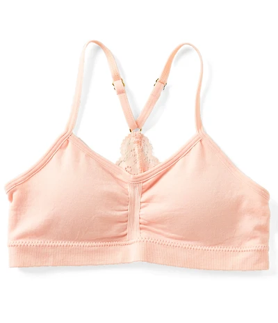 GB Girls Big Girls Seamless Lace-Racerback Bra
