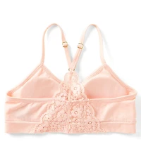 GB Girls Big Girls Seamless Lace-Racerback Bra