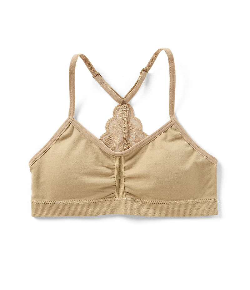 GB Girls Big Girls Seamless Lace-Racerback Bra