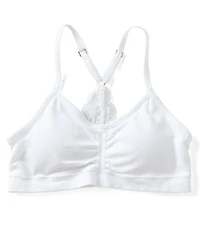GB Girls Big Girls Seamless Lace-Racerback Bra