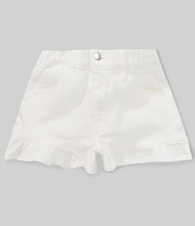 GB Girls Big Girls Denim Ruffle Shorts