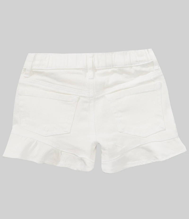 GB Girls Big Girls Denim Ruffle Shorts