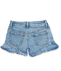 GB Girls Big Girls Denim Ruffle Shorts