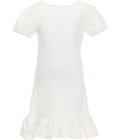 GB Girls Big Girls Americana Smocked Short Sleeve Dress