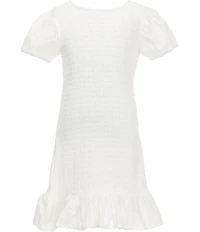 GB Girls Big Girls Smocked Short Sleeve Dress