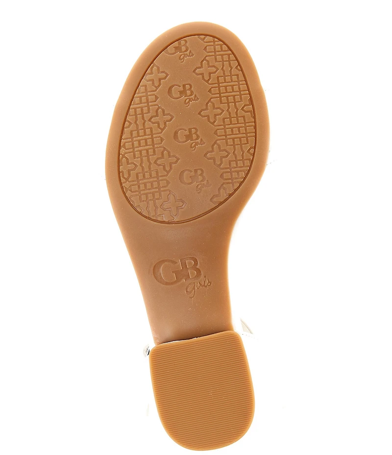 GB Girls' Patent Block Heel Dress Sandals (Youth)