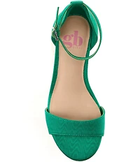 GB Girls' Block-Party Grosgrain Ankle Strap Dress Sandals (Toddler)