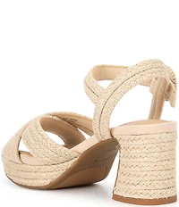 GB Girls' Brianna Jute Platform Sandal (Toddler)