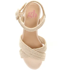 GB Girls' Brianna Jute Platform Sandal (Toddler)