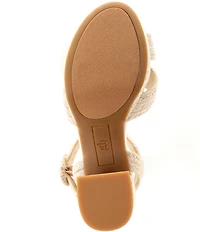 GB Girls' Brianna Jute Platform Sandal (Toddler)