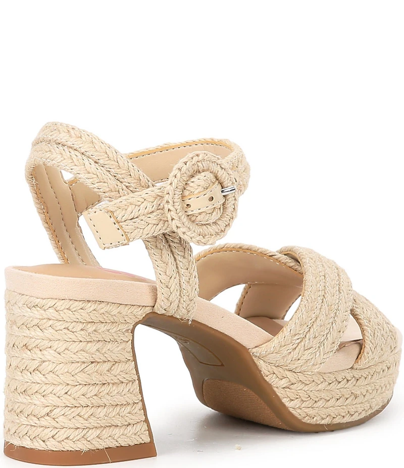 GB Girls' Brianna Jute Platform Sandals (Youth)