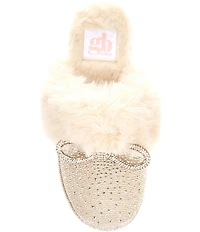 GB Girls' Comfie-Girl Bow Embellished Slippers (Toddler)