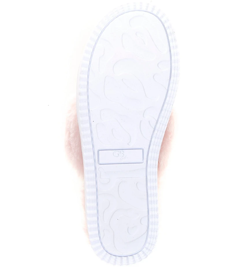 GB Girls' Comfie-Girl Bow Embellished Slippers (Toddler)