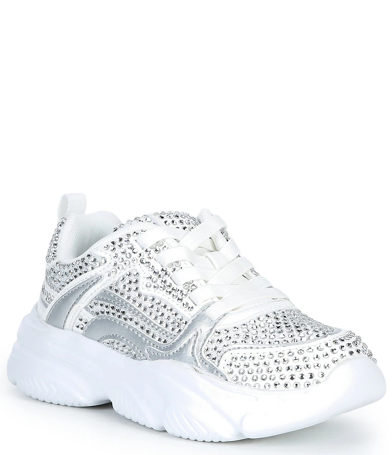 GB Girls' Dylyn Rhinestone Embellishment Sneakers (Toddler)