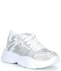 GB Girls' Dylyn Rhinestone Embellishment Sneakers (Toddler)
