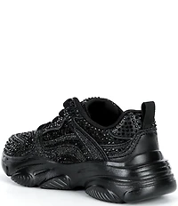 GB Girls' Dylyn Rhinestone Embellishment Sneakers (Toddler)