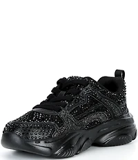 GB Girls' Dylyn Rhinestone Embellishment Sneakers (Toddler)