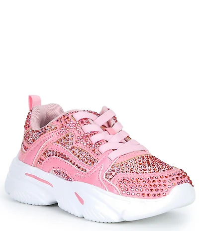 GB Girls' Dylyn Rhinestone Embellishment Sneakers (Toddler)