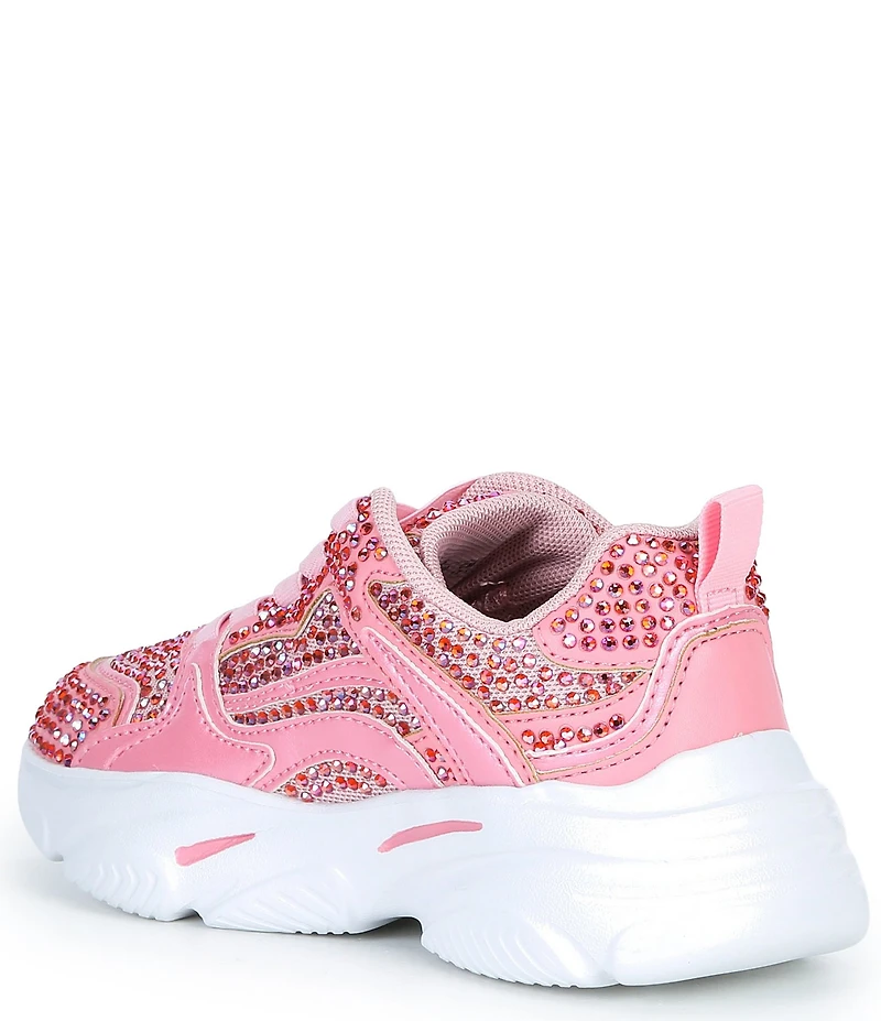 GB Girls' Dylyn Rhinestone Embellishment Sneakers (Toddler)