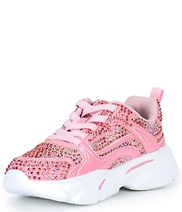 GB Girls' Dylyn Rhinestone Embellishment Sneakers (Toddler)